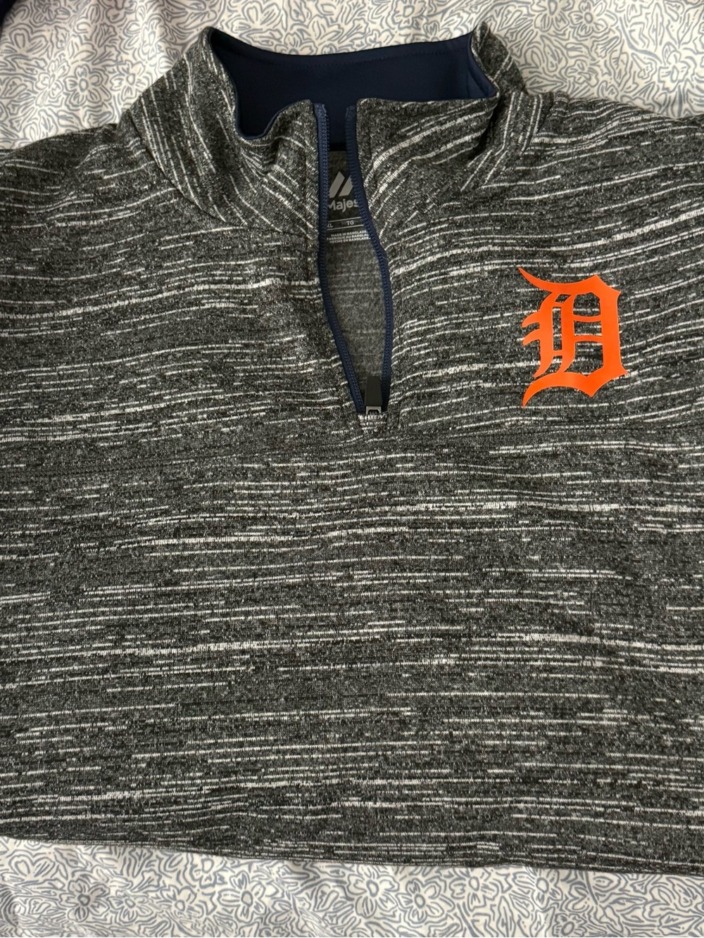 Majestic Detroit Tigers Quarter-Zip Pullover